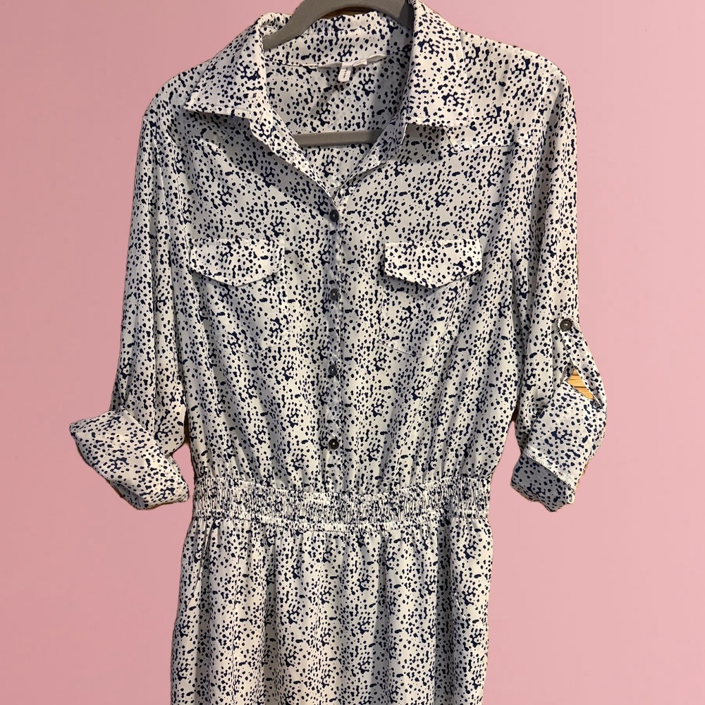 Bcbg Generation Collared Button-Down Shirtdress, … - image 2